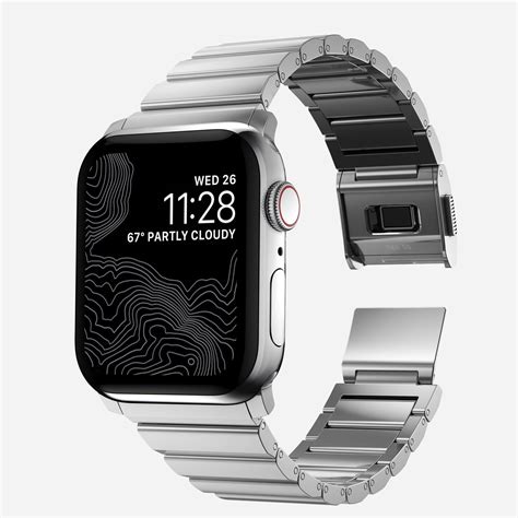 metal watch bands for apple watch|apple watch metal band 45mm.